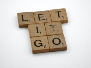 Let go of negative emotions